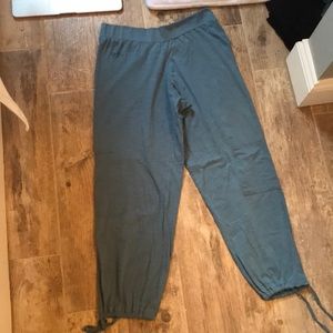 GOUBI Chambray Cinched Pants